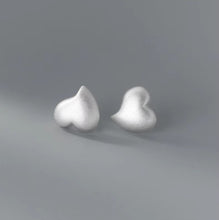 Load image into Gallery viewer, pendientes de plata de ley 925 con acabado esmerilado para mujer