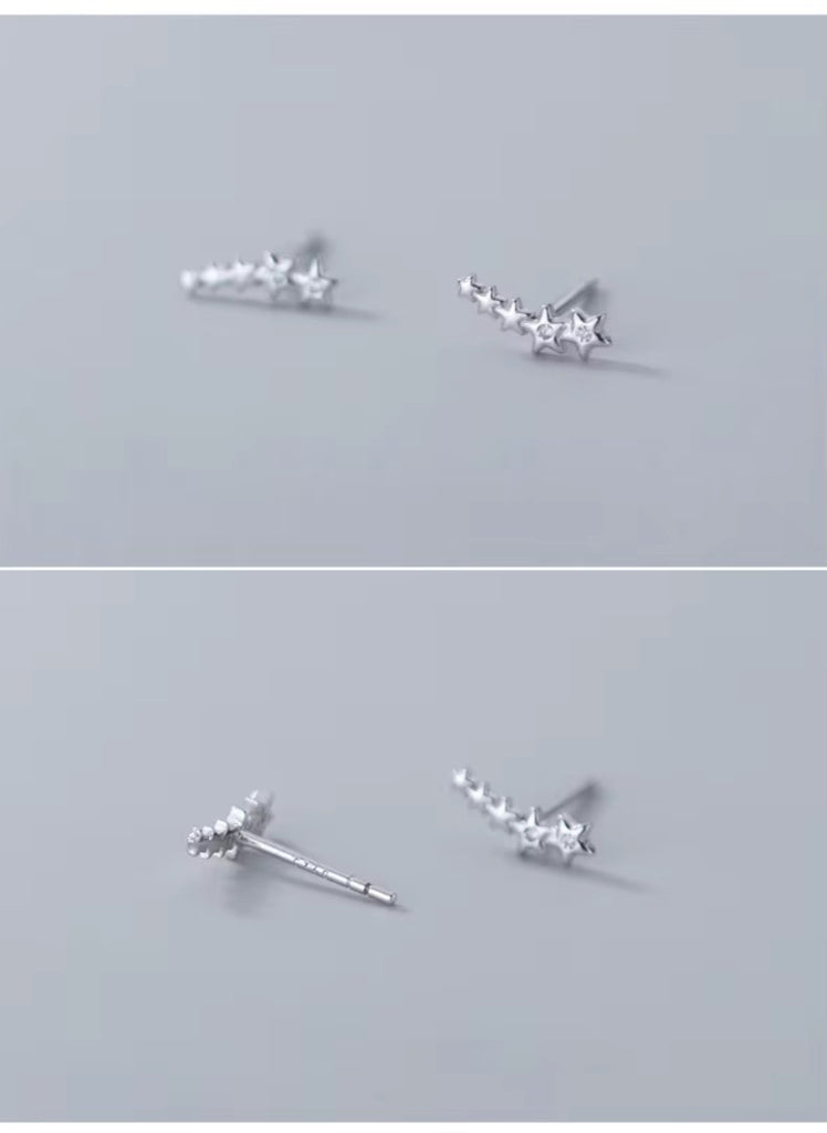 pendientes de plata de ley 925 auténtica para mujer, joyería fina brillante de Circonia cúbica