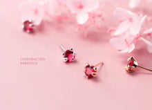 Load image into Gallery viewer, pendientes de plata de ley 100% 925 para mujer, aretes de gato de alta calidad