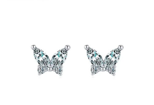 pendientes de plata de primera ley y circón para mujer