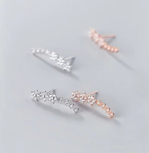 pendientes de plata de ley 100% 925 para mujer y niña