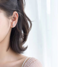 Cargar imagen en el visor de la galería, Vinage-pendientes de tuerca de árbol de la vida para mujer, de Plata de Ley 925, a la moda