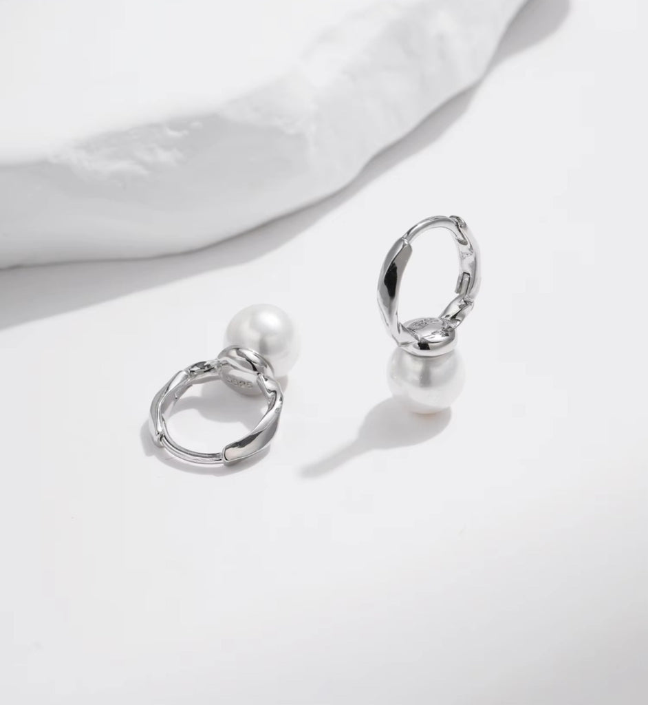 pendientes de aro de Plata de Ley 925 para mujer