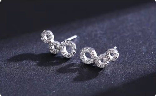 pendientes de plata de ley 925 auténtica para mujer