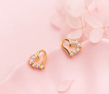Load image into Gallery viewer, pendientes de compromiso de lujo para mujer