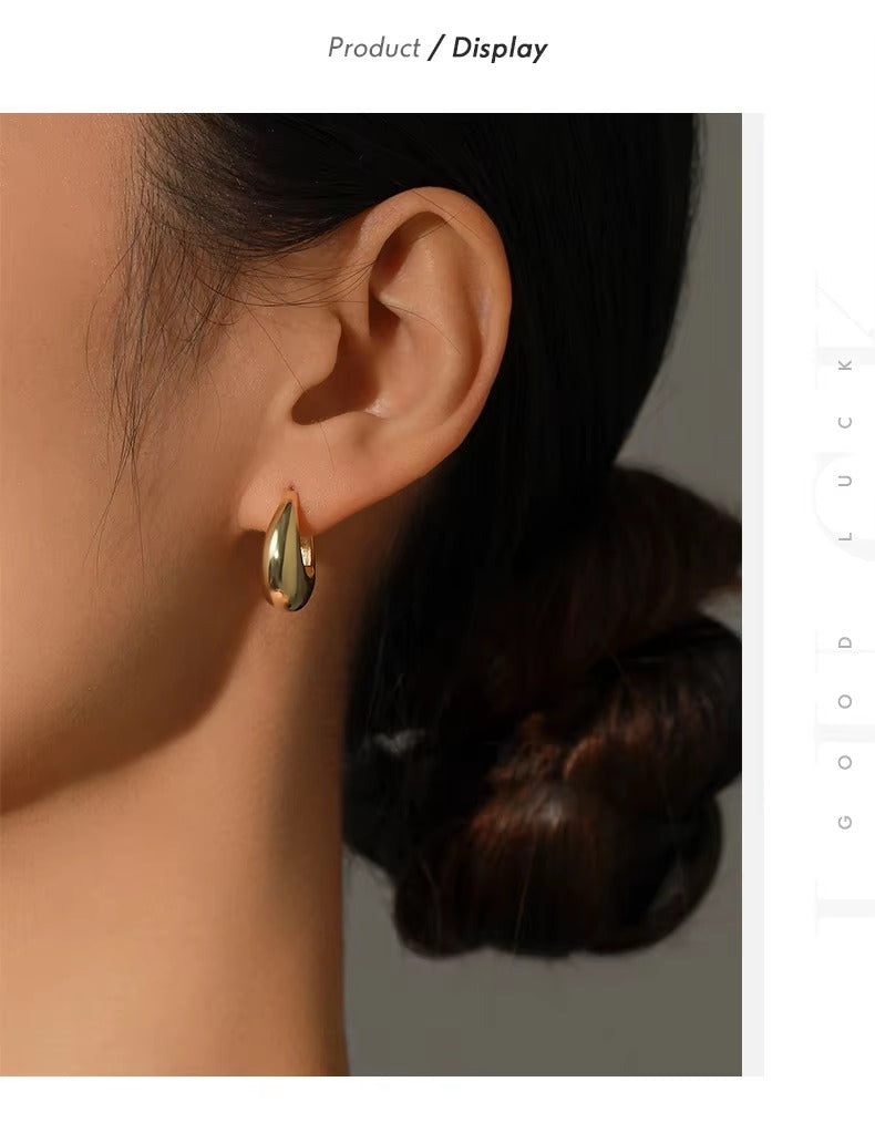 pendientes de aro de Plata de Ley 925 p