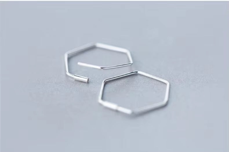 pendientes de aro de plata de primera ley para mujer, aretes pequeños