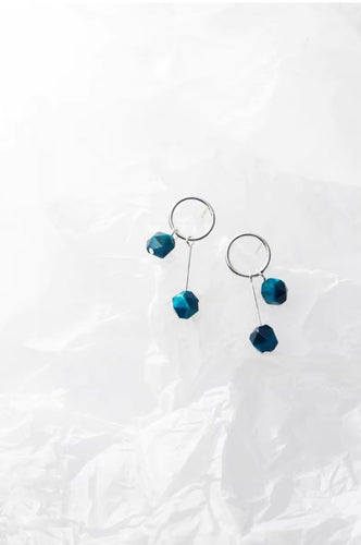 pendientes de gota redondos geométricos para mujer