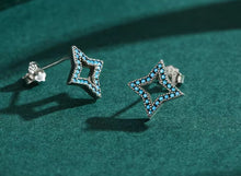 Load image into Gallery viewer, pendientes minimalistas de Plata de Ley 925 para mujer