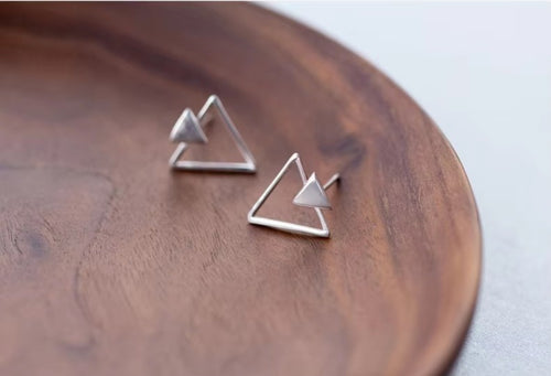 pendientes de plata de ley 100% 925 para mujer