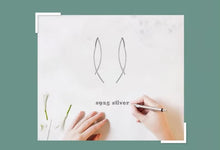 Load image into Gallery viewer, pendientes colgantes de plata de ley 925 para mujer, joyería fina