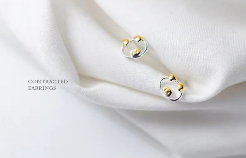 pendientes de plata de primera ley con forma de cerdo para mujer