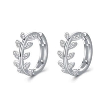 Load image into Gallery viewer, pendientes de Aro para mujer, Plata de Ley 100% 925