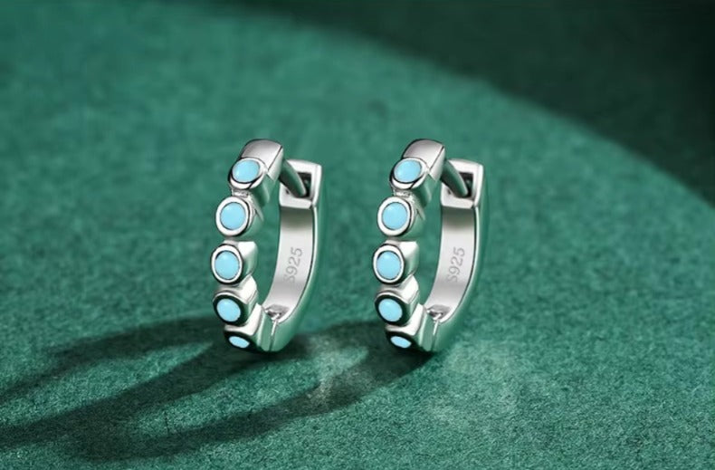 pendientes de aro Vintage para mujer