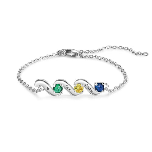 Pulsera personalizada para el día de la madre para mujer