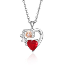 Load image into Gallery viewer, Collar de corazón con grabado personalizado