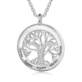 Collar personalizado de árbol de la vida para mujer