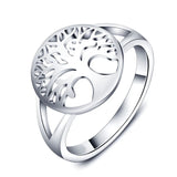 Anillo clásico de árbol de la vida para mujer