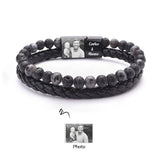 Pulseras personalizadas con foto para hombre