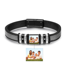 Load image into Gallery viewer, Pulseras con foto personalizables para hombres y niños