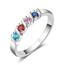 Load image into Gallery viewer, Anillo de boda personalizado para mujer