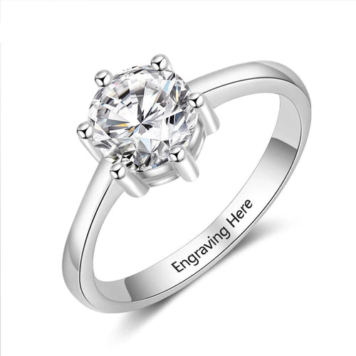 Joyería de San Valentín con nombre grabado para mujer