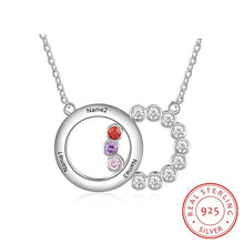 Load image into Gallery viewer, collar de plata de ley 925 con nombre personalizado