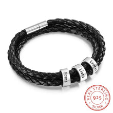 Load image into Gallery viewer, pulsera de plata de ley 925 para hombre