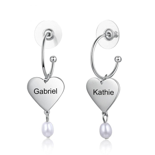 pendientes con nombre personalizado para mujer