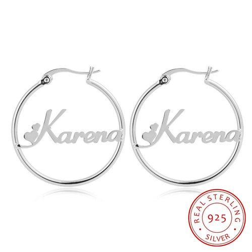 pendientes de aro personalizados para mujer