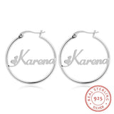 pendientes de aro personalizados para mujer