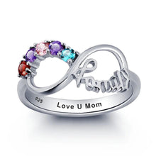 Load image into Gallery viewer, Anillo de Plata de Ley 925 con Zirconia cúbica para mujer