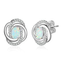Cargar imagen en el visor de la galería, Pendientes con forma de patrón en espiral para mujer