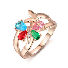 Load image into Gallery viewer, Anillos de mariposa personalizados para mujer