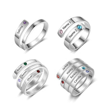 Load image into Gallery viewer, Anillos personalizados para madres