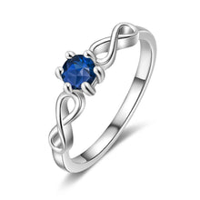 Load image into Gallery viewer, Anillos de piedra natal personalizados para mujer