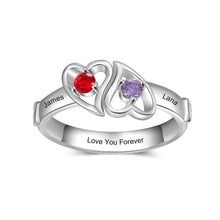 Cargar imagen en el visor de la galería, Anillo de compromiso personalizado para mujer