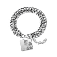 Load image into Gallery viewer, Pulseras de cadena de doble enlace para mujer