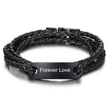 Load image into Gallery viewer, pulsera personalizada de acero inoxidable para hombre