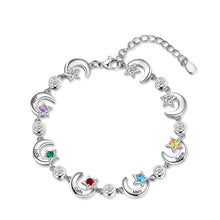 Load image into Gallery viewer, pulsera con grabado de nombre personalizado para mujer