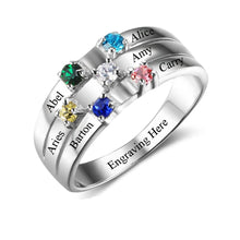 Load image into Gallery viewer, Anillo de Plata de Ley 925 para familia y amistad