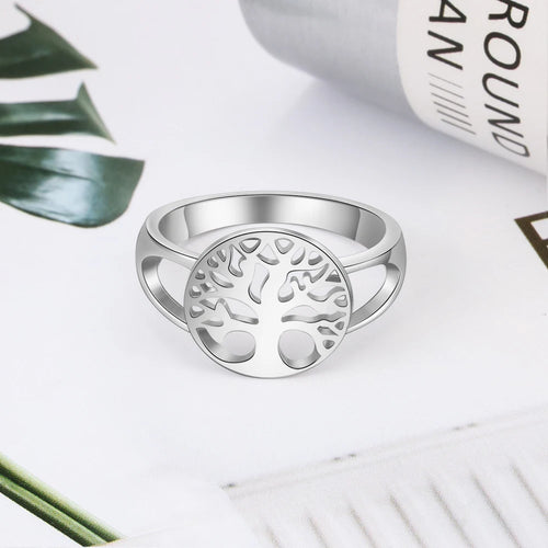 Anillo clásico de árbol de la vida para mujer