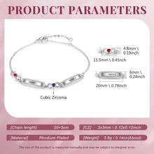 Load image into Gallery viewer, Pulsera de infinito personalizada para el día de la madre