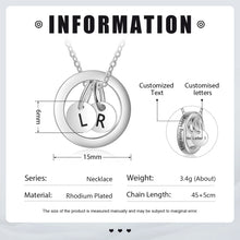 Load image into Gallery viewer, Collar con letra inicial personalizada para mujer