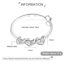 Load image into Gallery viewer, pulsera de acero inoxidable para mujer