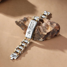 Load image into Gallery viewer, Pulsera personalizada de acero inoxidable para hombre