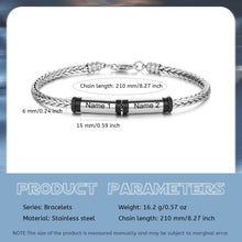 Load image into Gallery viewer, Pulsera de cadena trenzada para hombre