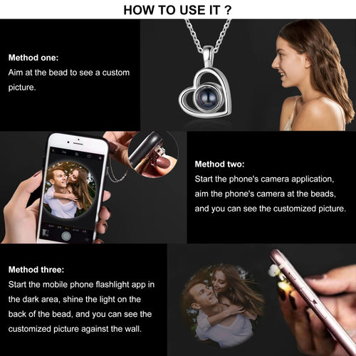 Collar de proyección de foto personalizado
