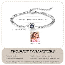 Load image into Gallery viewer, Pulsera de proyección personalizada con imagen en el interior