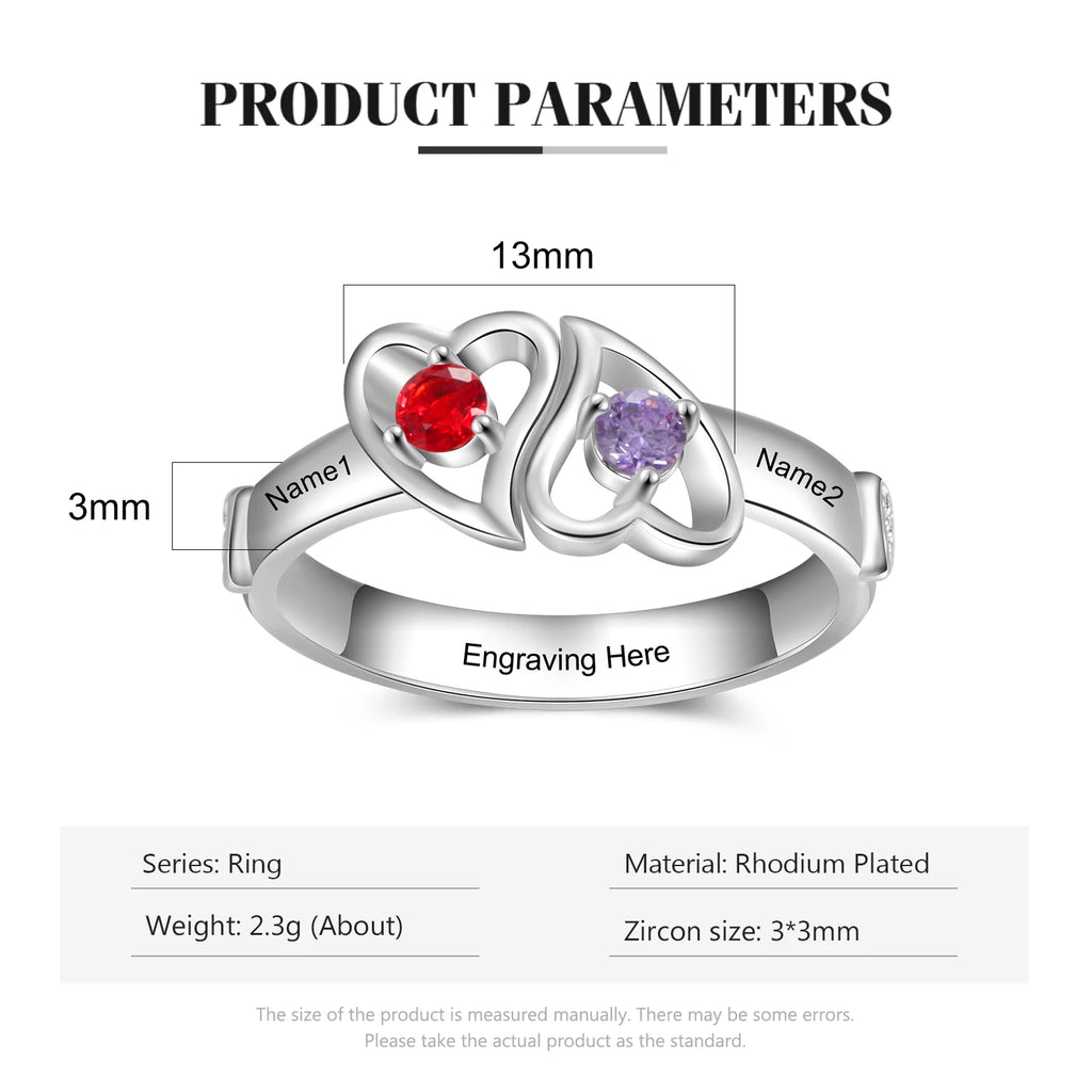 Anillo de compromiso personalizado para mujer